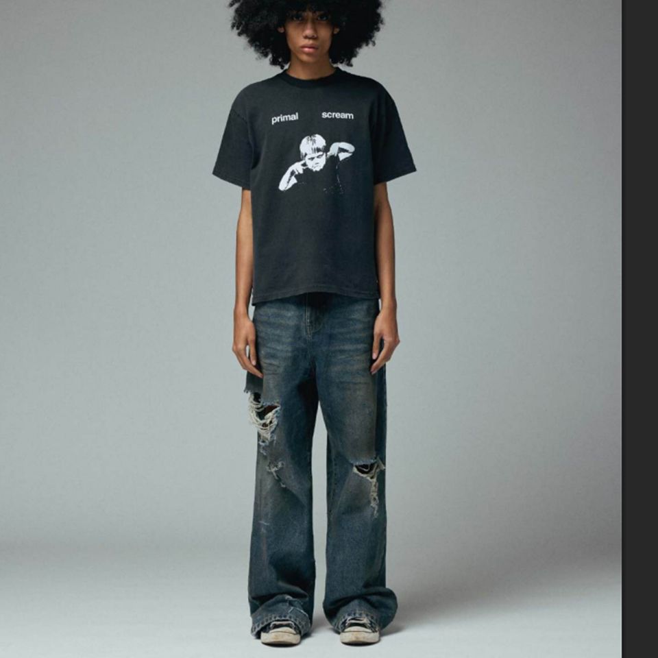 PRIMAL SCREAM, t-shirt  Vintage Black