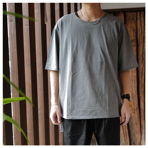 【Last1 L】 LM1-6 Light Zone Tee [Mid Grey]