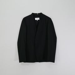 ノーカラージャケット Black