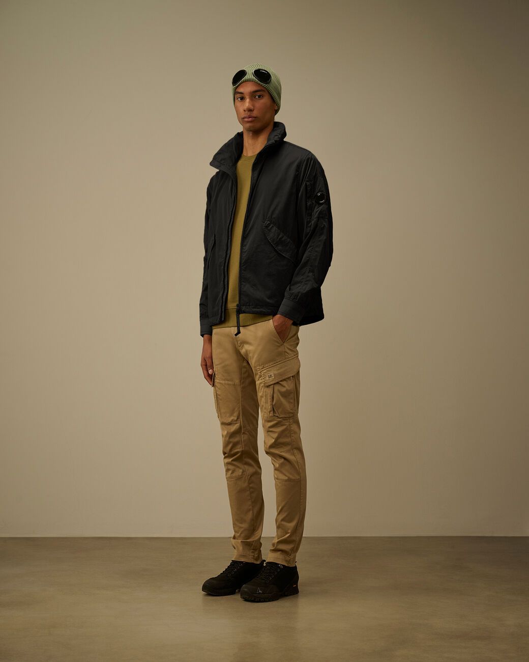 Chrome-R Lens Jacket Black