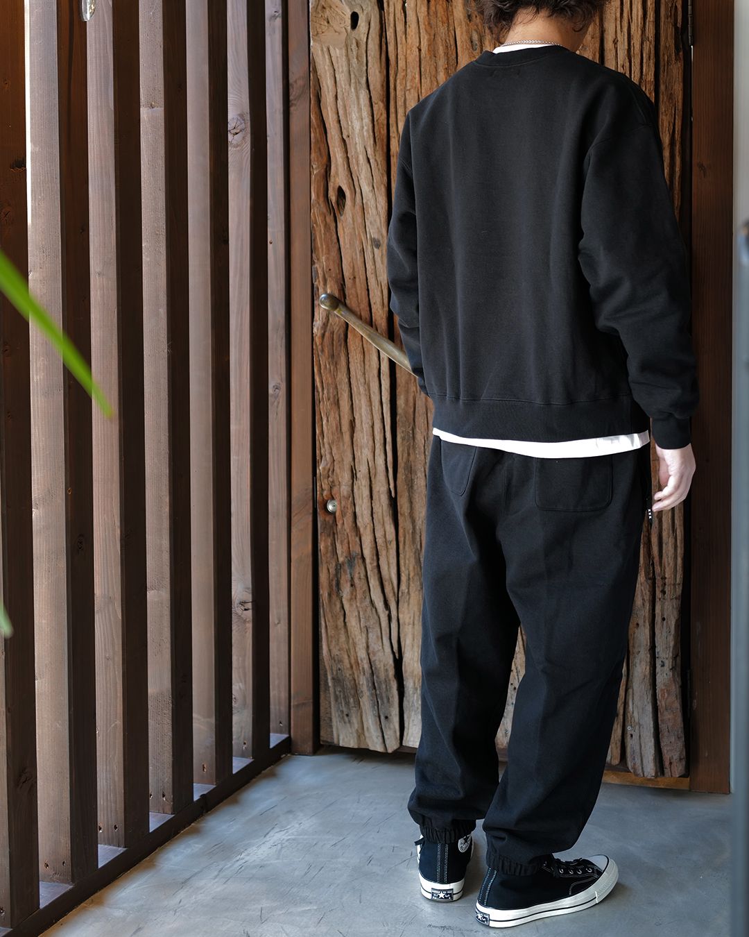 GX-A26-PT-02  SWEAT PANTS  BLACK