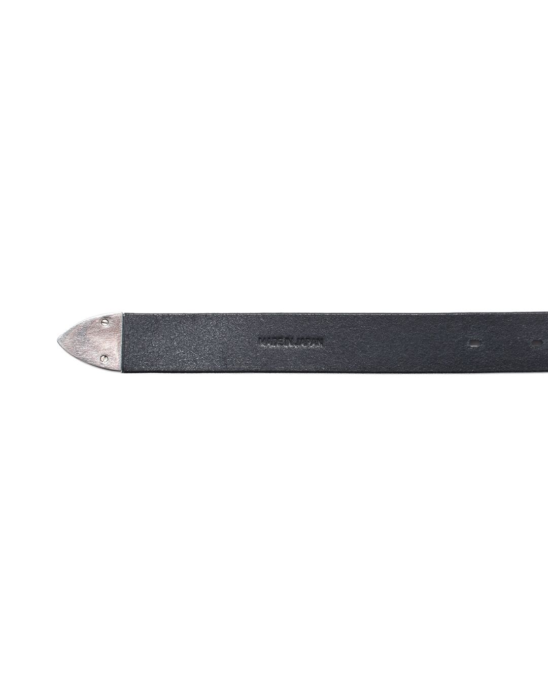 Leather Long Western Belt Belt BLACK