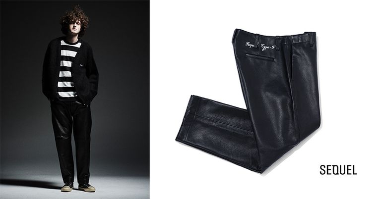 SEQUEL SQ-25AW-PT-05  LEATHER PANTS(TYPE-F)