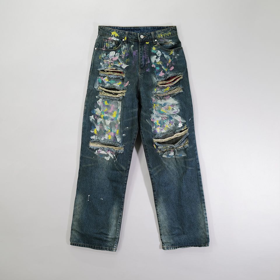 【Last1 34】 LAX, baggies ( paint splatter)