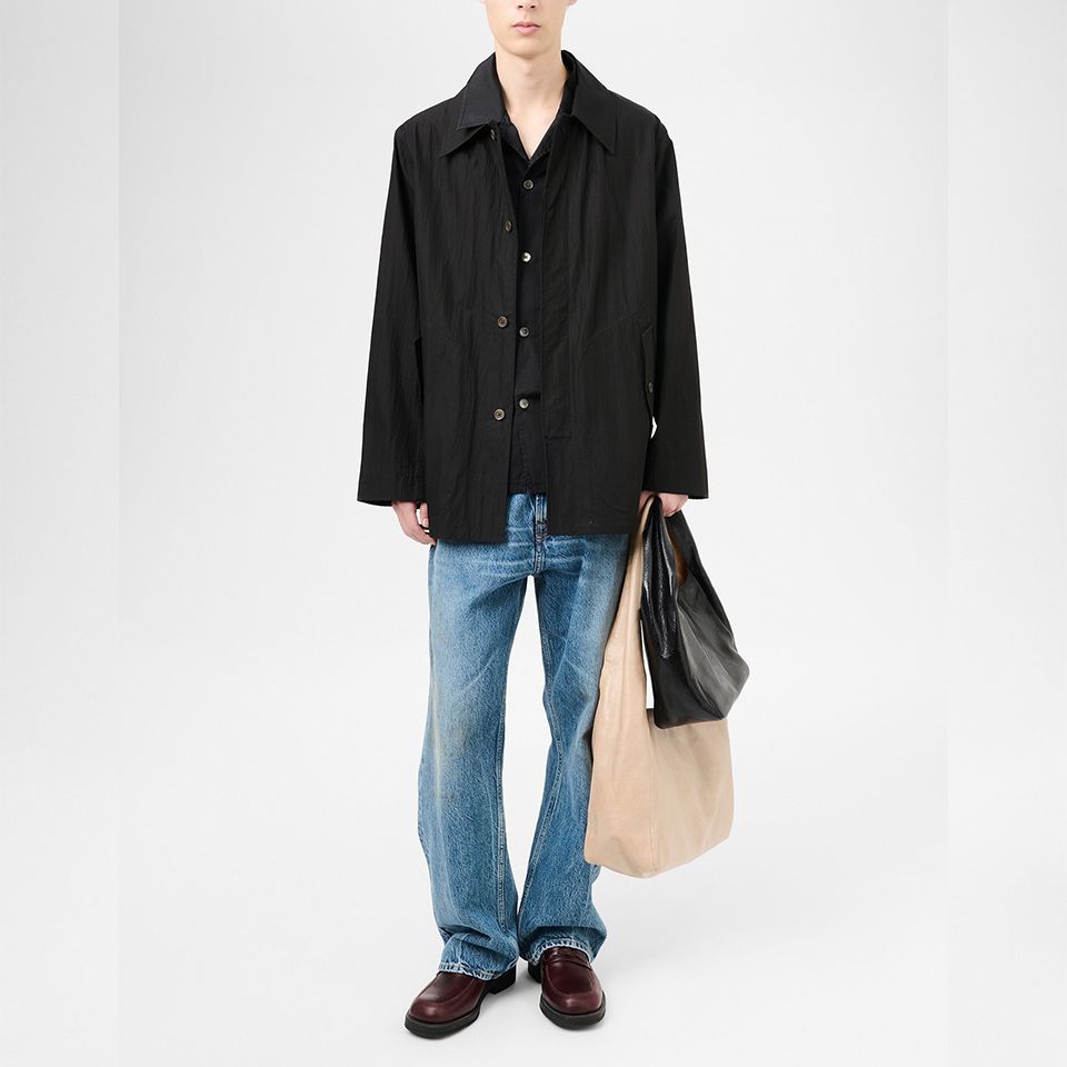 OUR LEGACY - LEAD JACKET Black Hiking Cotton | River OUR LEGACY - LEAD JACKET Black Hiking Cotton | River