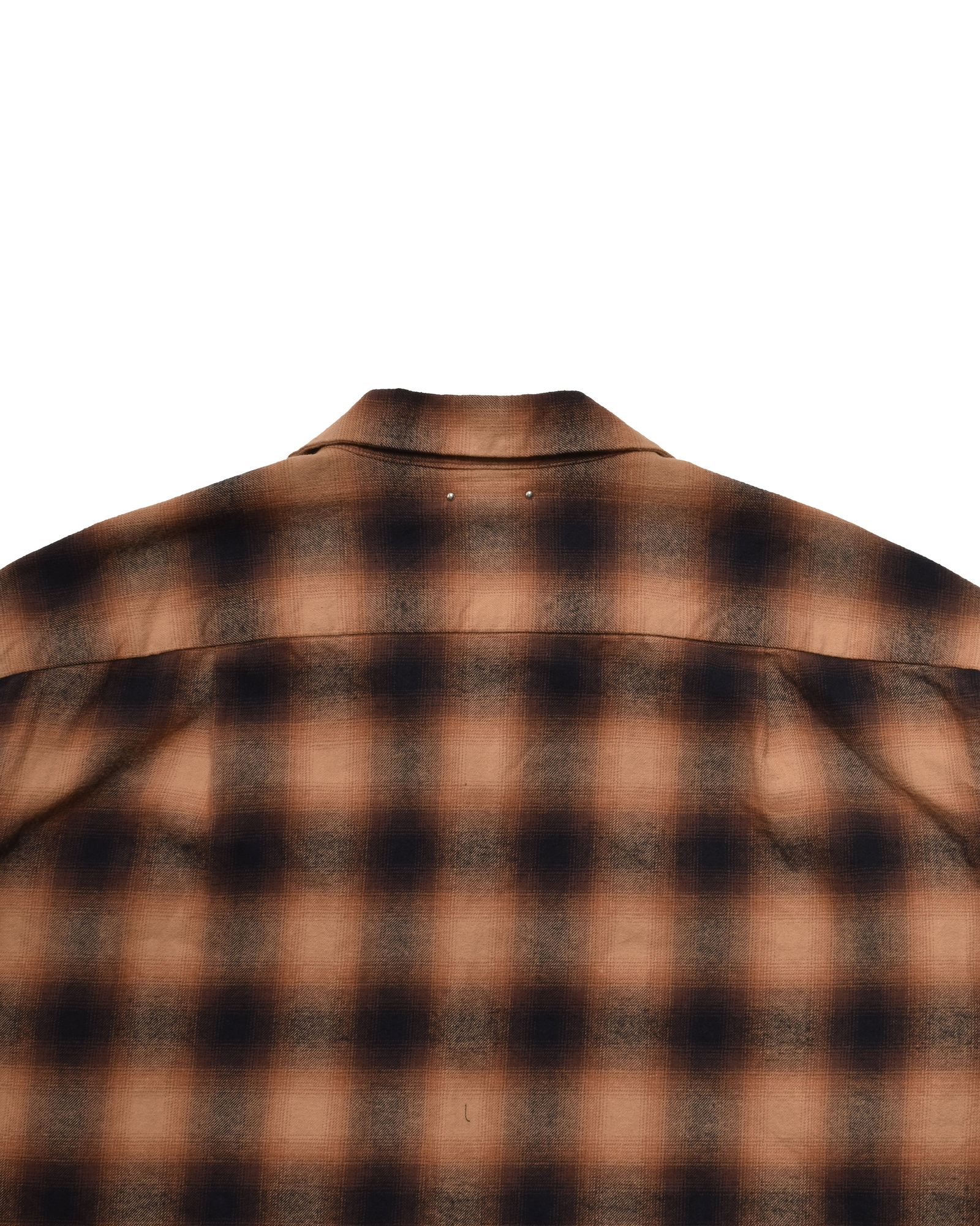 C.Flannel Ombre Open Collar SH  RPT
