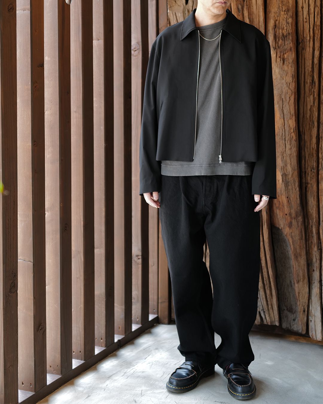 むーさん MINEDENIM - Denim Wide Work Tapered TRS | River