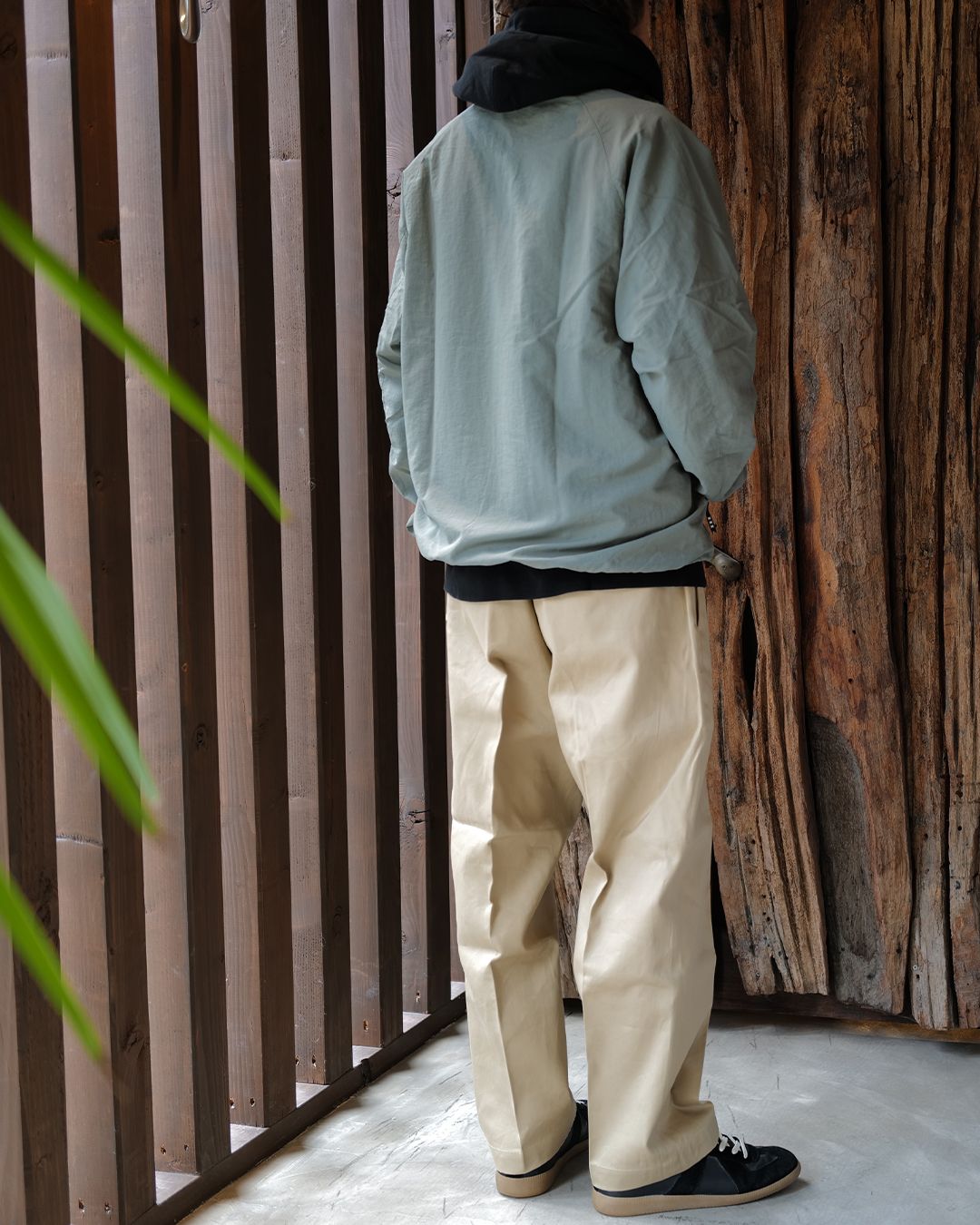 GODSELECTIONXXX - HALF ZIP JACKET OLIVE-