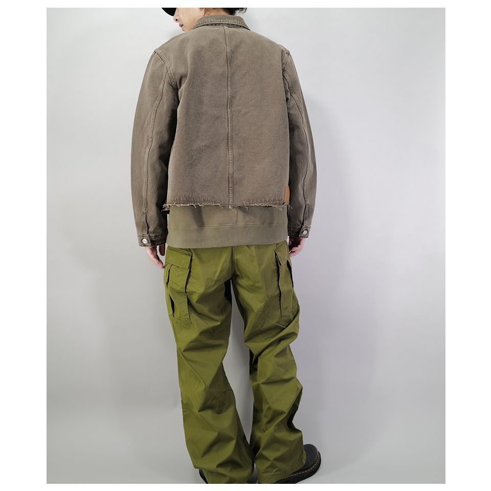 GOD SELECTION XXX - GX-A25-CS-04 CREW NECK SWEAT SHIRT OLIVE