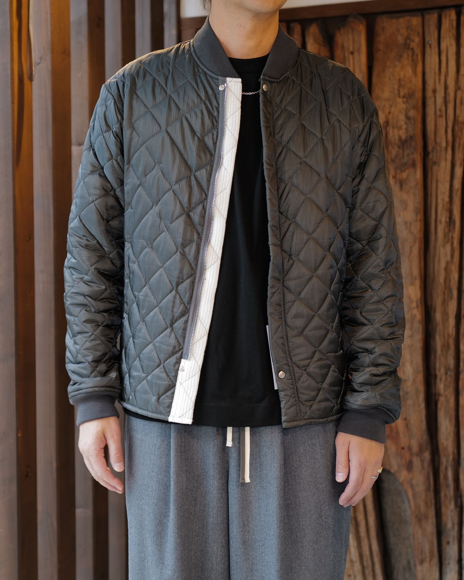 スウェット リバーシブルジャケット