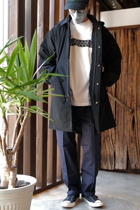 防寒性の高いSEQUELのFISHTAIL JACKET