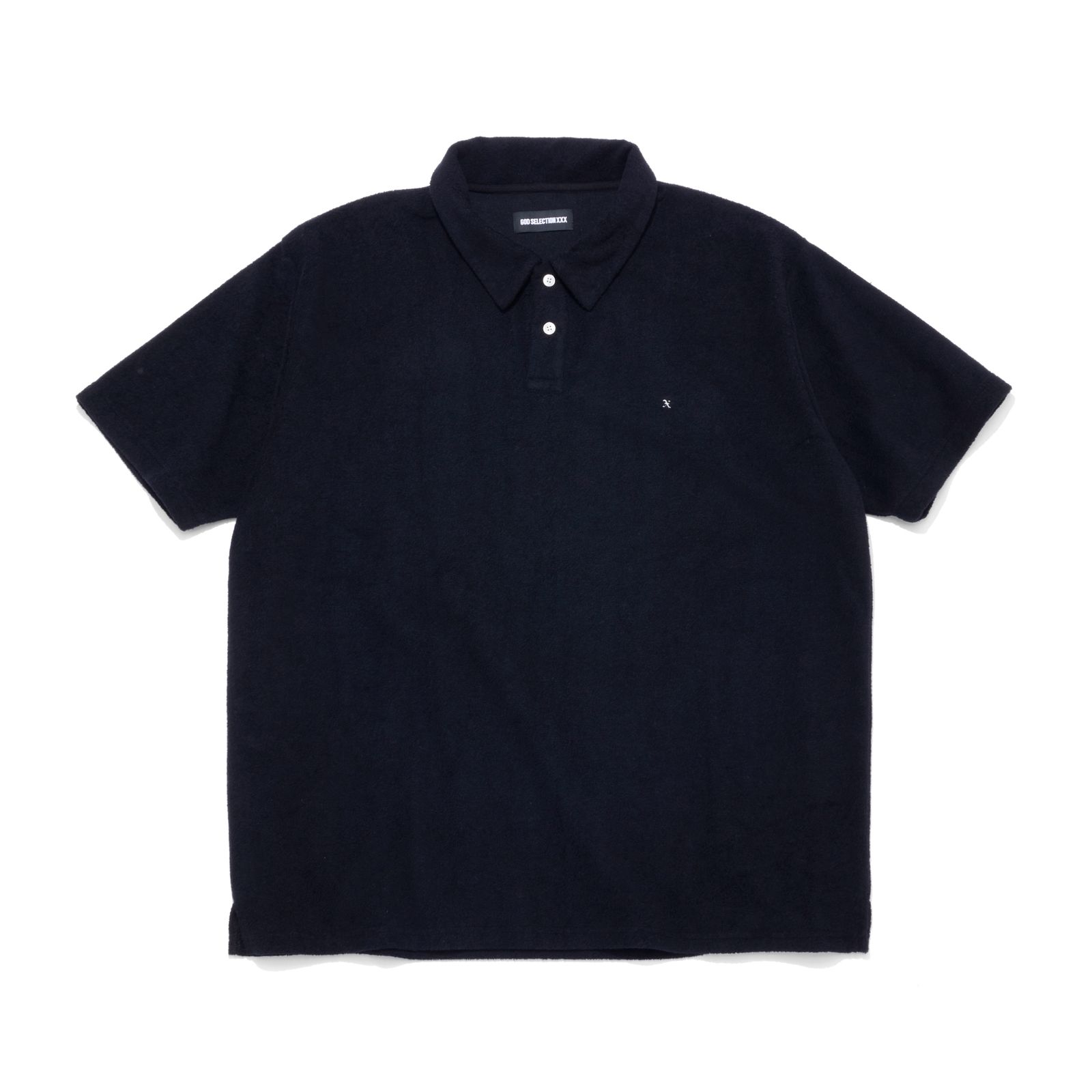 GOD SELECTION XXX - GX-S24-PL-02 PILE POLO SHIRT BLACK | River