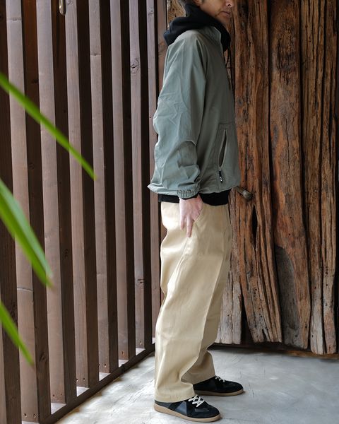 GODSELECTIONXXX - HALF ZIP JACKET OLIVE-