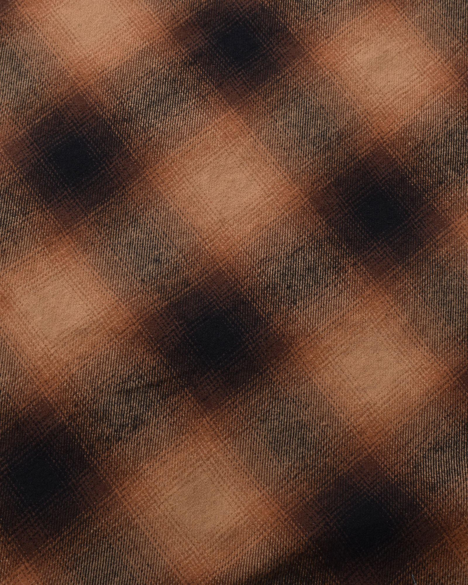 C.Flannel Ombre Open Collar SH  RPT