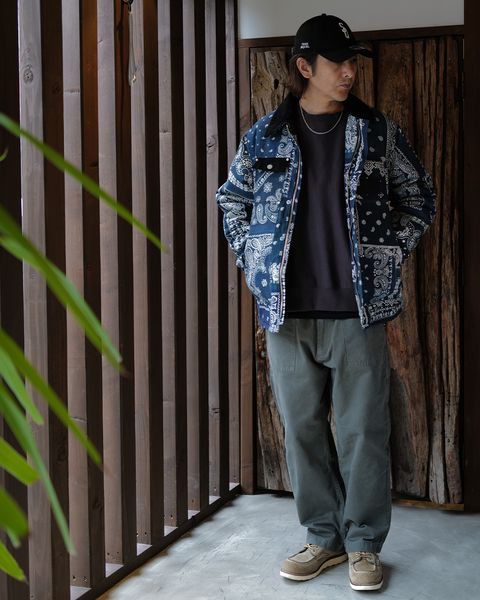 MIYAGI HIDETAKA : Quilted Work Jacket