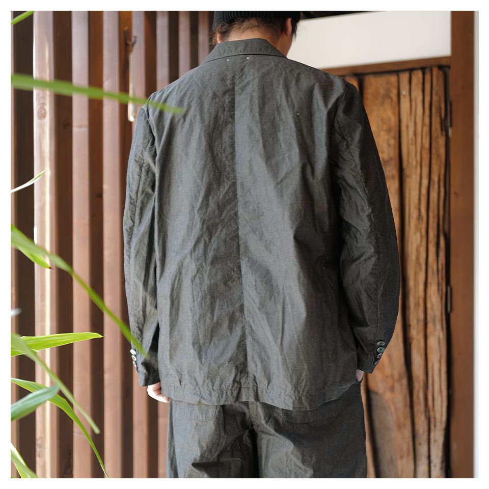 Washed Dungaree Unconstructed D/B Tailored JKT