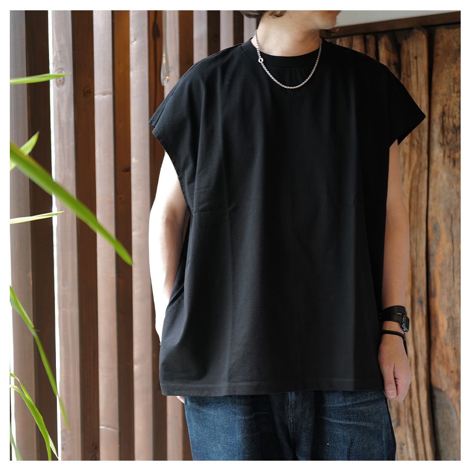 MINEDENIM - Big Nosleeve T-SH Black | River