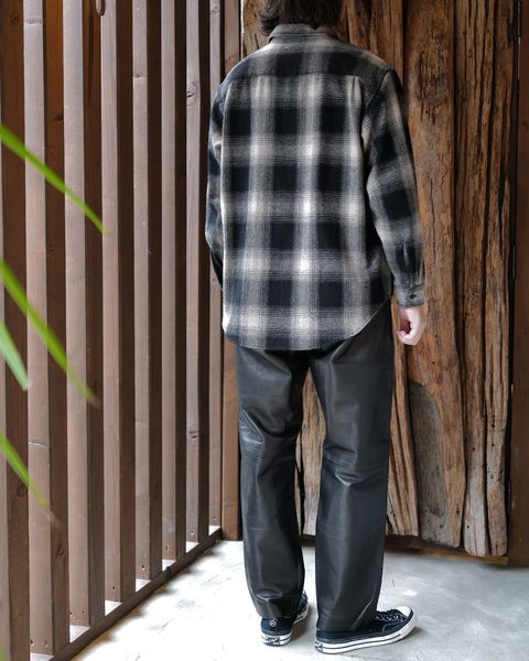 SEQUEL -TypeF- COW LEATHER PANTS