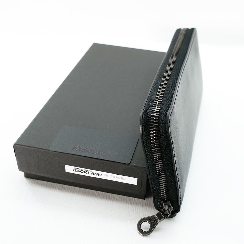 超熱 ISAMU KATAYAMA BACKLASH GUIDIカーフロングウォレット 長財布 ...