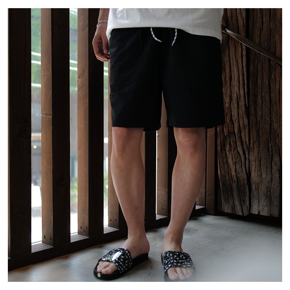 SQ-25SS-SW-01 SWIM SHORTS  BLACK