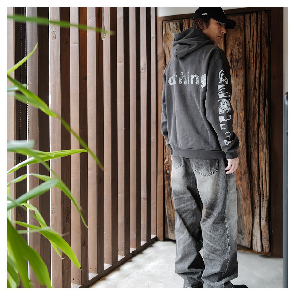 SCREAMER, hoodie   Vintage Black
