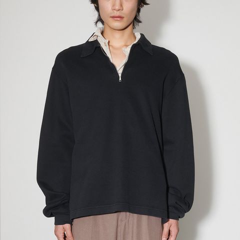 LAD SWEATSHIRT   Worn Black Athletic Rib