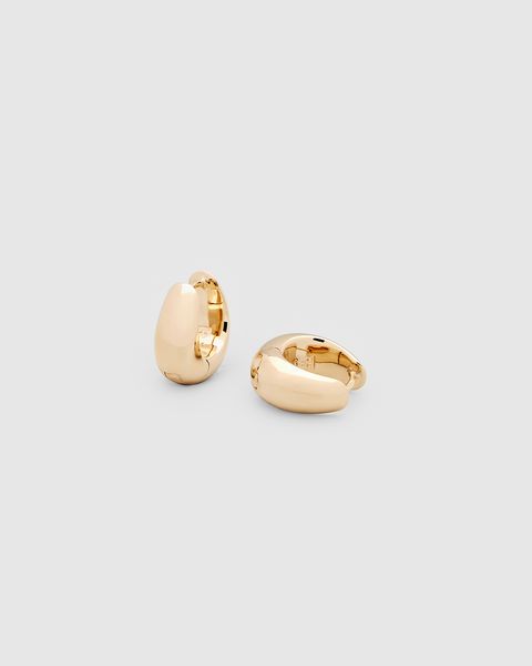 Ice Hoop Small Gold / アイス フープ スモール ゴールド ピアス (両耳用)