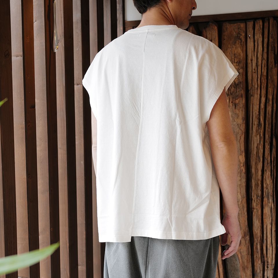 MINEDENIM - Big Nosleeve T-SH White | River