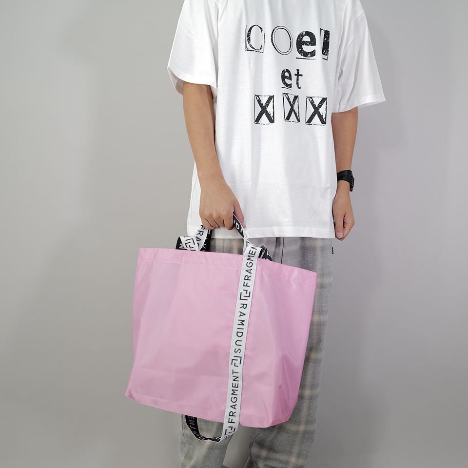 RAMIDUS - RAMIDUS TOTE BAG (L) 【FRAGMENT DESIGN × RAMIDUS】 PINK