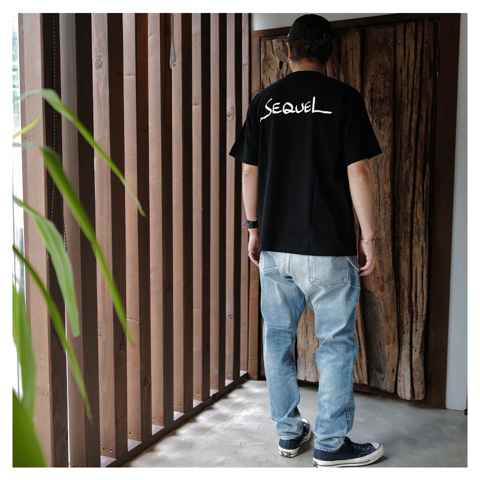 SQ-24AW-ST-09 T-SHIRT  BLACK