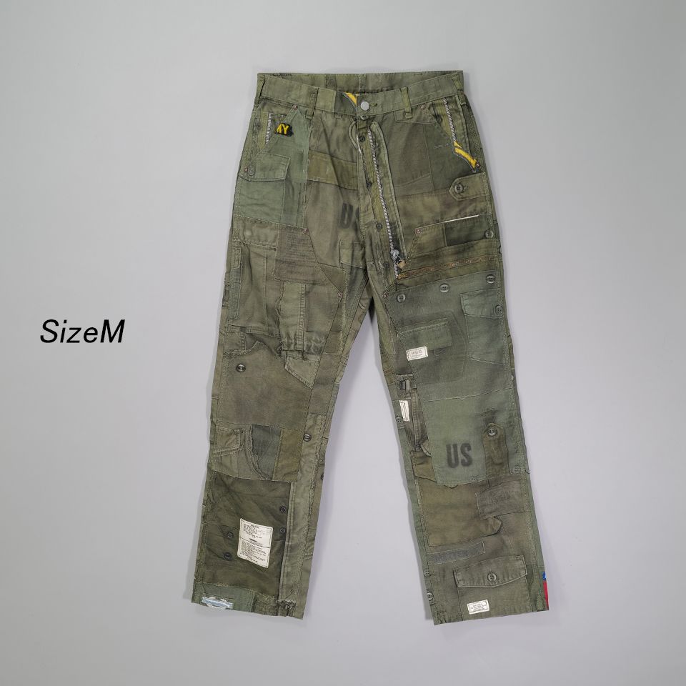 【MIYAGI HIDETAKA】 MH031 Work Pants Military KHAKI