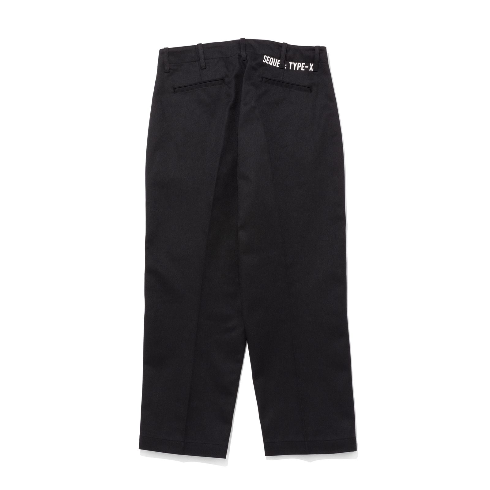 SEQUEL - 【Last1 S】SQ-23SS-PT-01 CHINO PANTS (TYPE-XF) BLACK | River