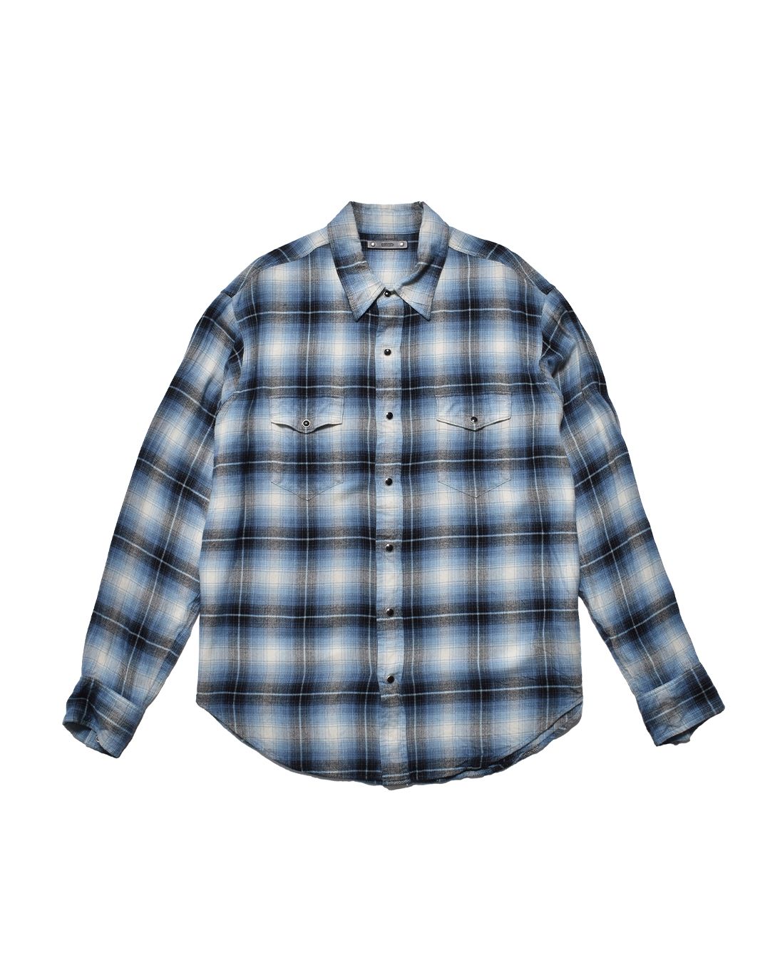 R.Flannel Ombre Western Shirt BPT