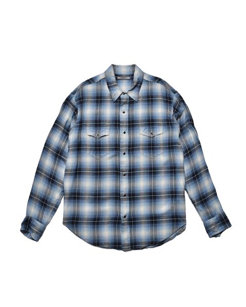 R.Flannel Ombre Western Shirt BPT