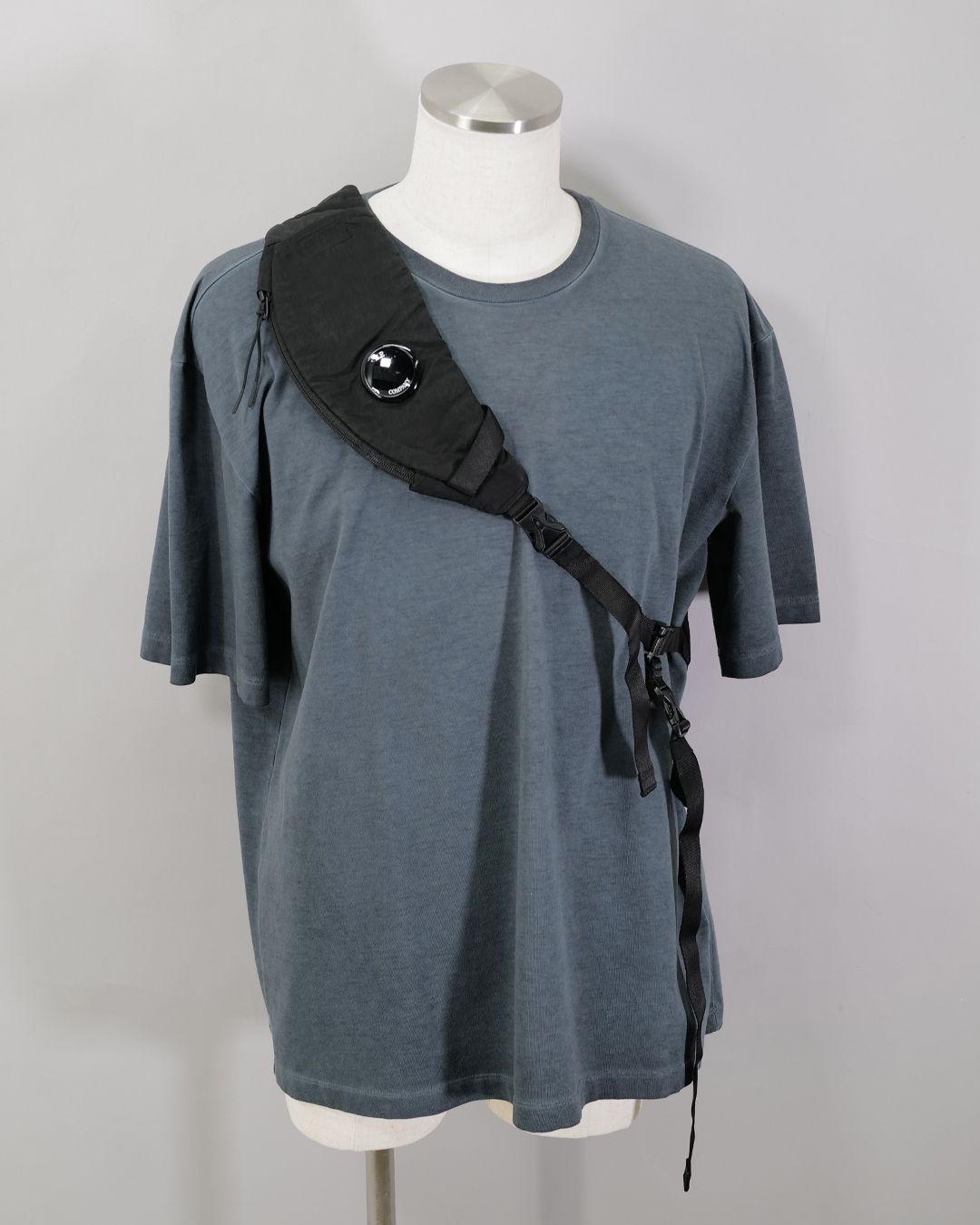 Nylon B Crossbody Backpack  Black