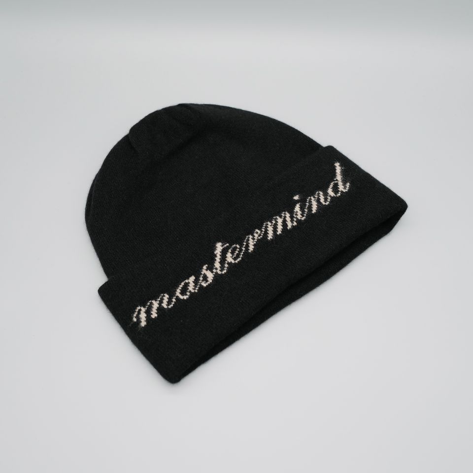 mastermind JAPAN - 【mastermindJAPAN】 BABY CASHMERE BEANIE BLACK