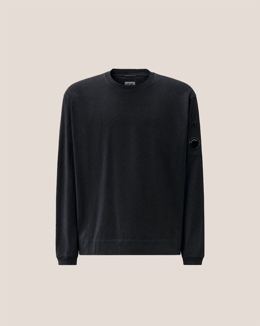 C.P. COMPANY - 30/2 Mercerized Jersey Twisted Long Sleeve Lens T