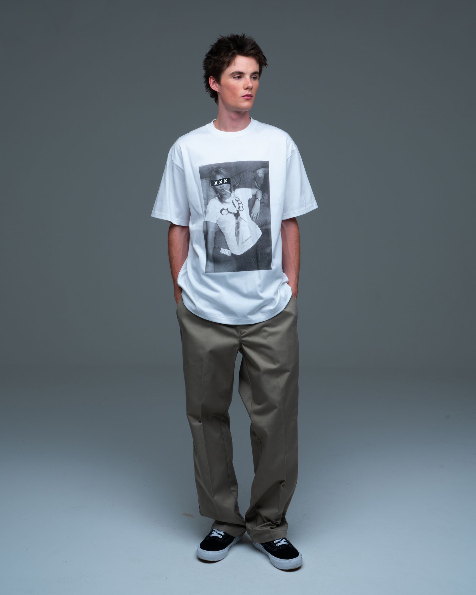 GX-S26-ST-20  T-SHIRT   [WHITE]