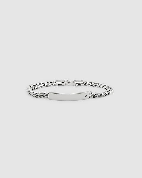 ID Bracelet (IDブレスレット) 7.7Inch (19.5cm) スターリングシルバー925 メンズ レディース