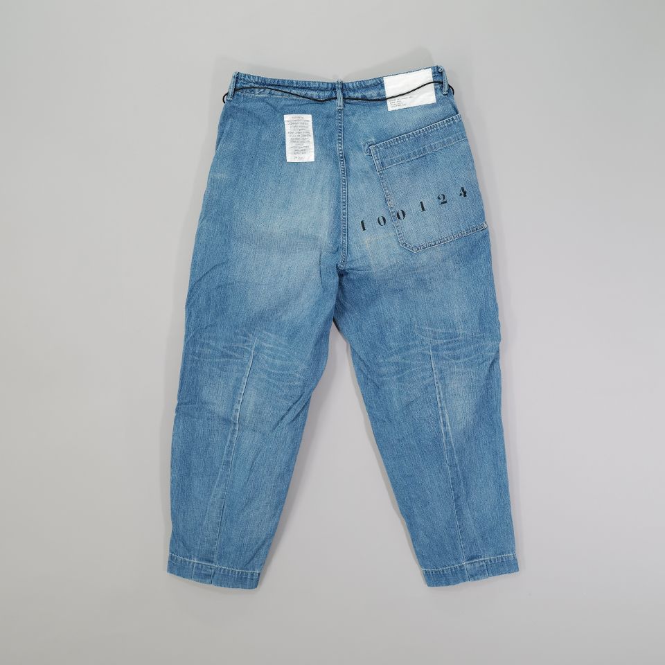 【Last1 XL】 DM1-1 Denim Cargo [CUSTOMISED] Light Indigo