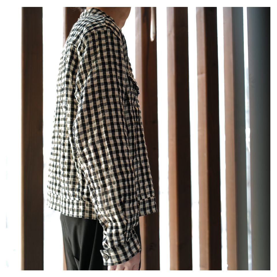 COACH SHIRT   Wyoming Check Crube Seersucker