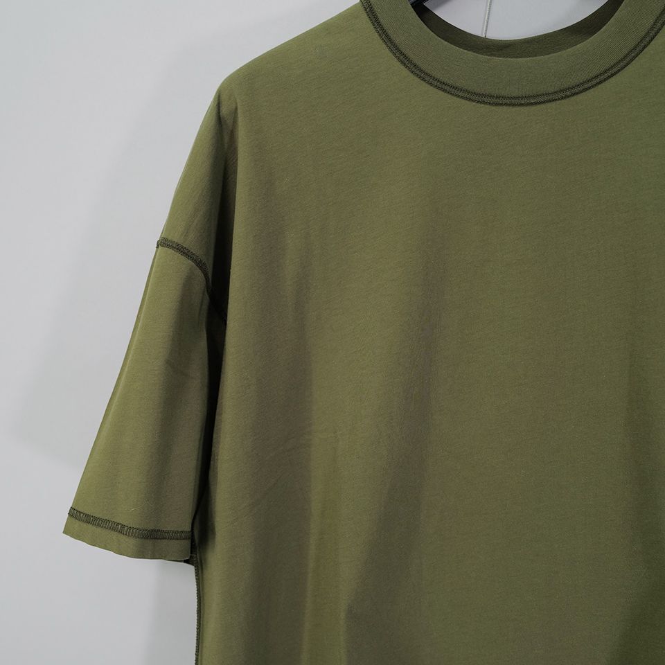 INSIDE OUT SLOGAN TEE  A.Green