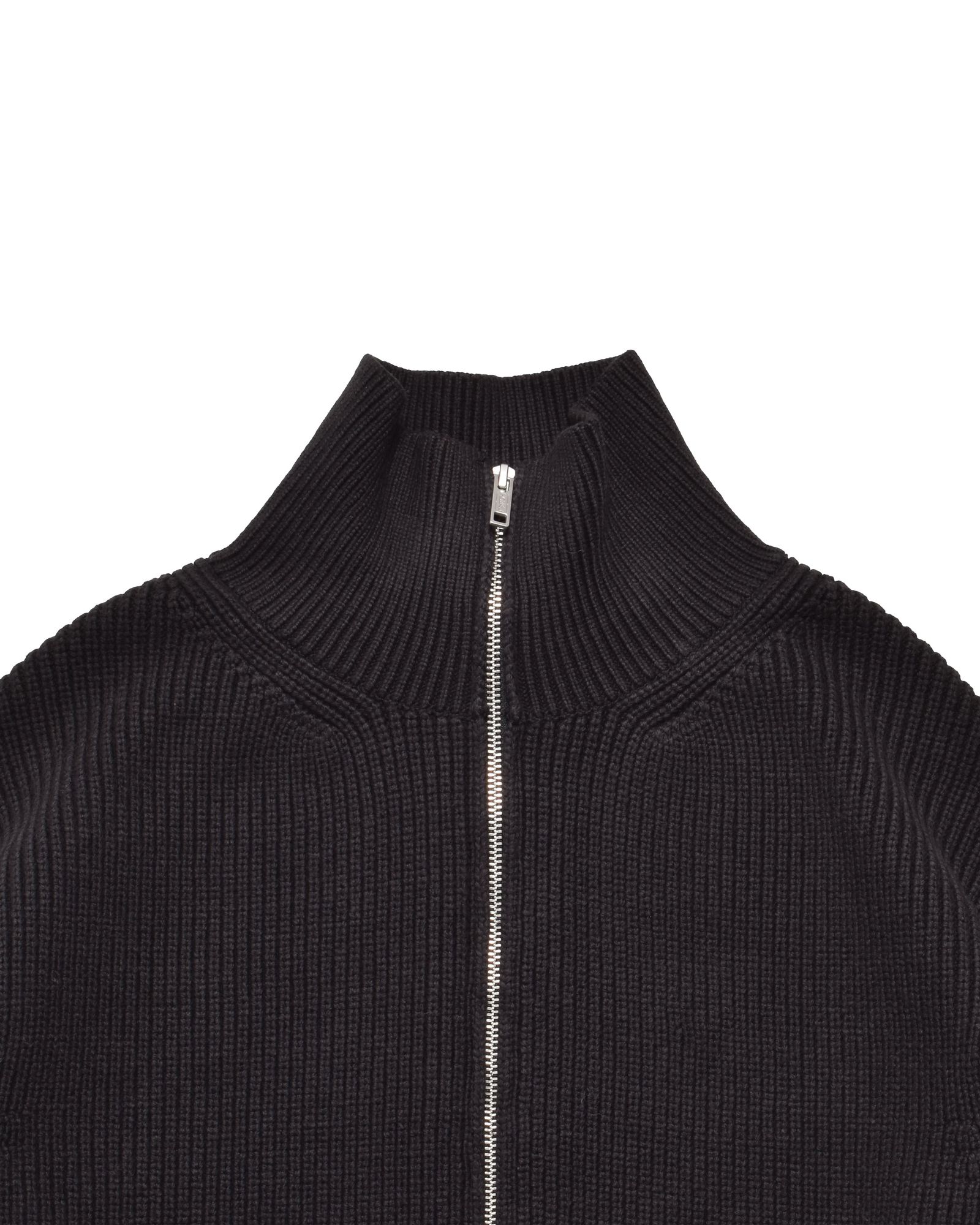 Heavyweight Trucker Knit Blouson  C.gry