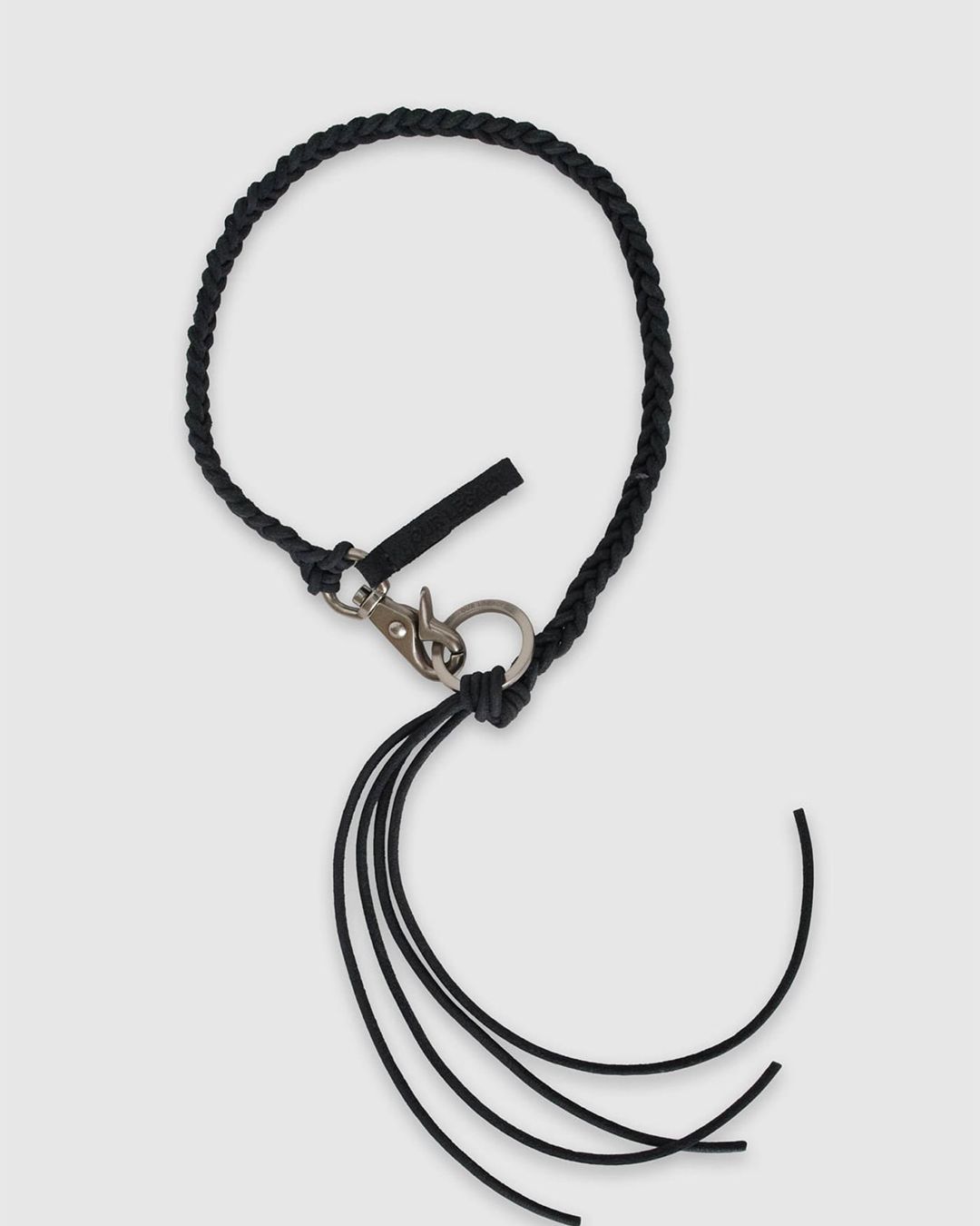 BRAIDED LADON  Black Leather