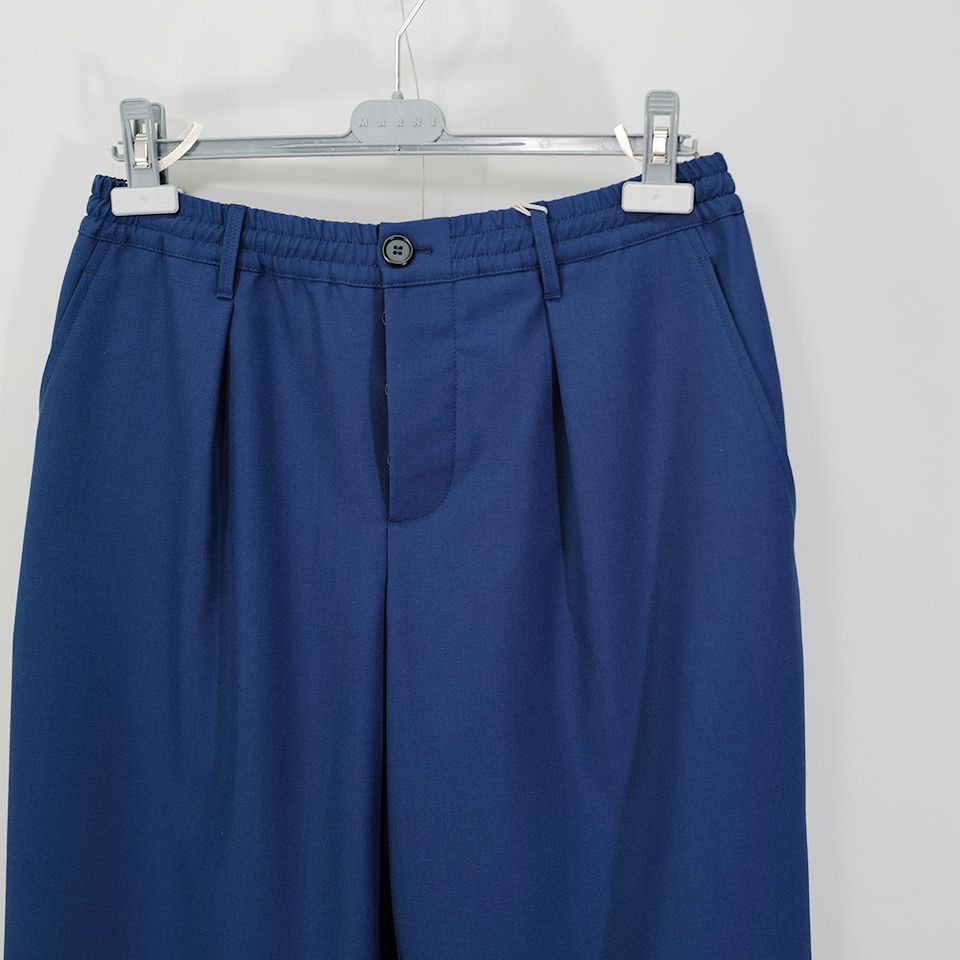 【ラスト1点Size48】TROPICAL WOOL PANTS Blue