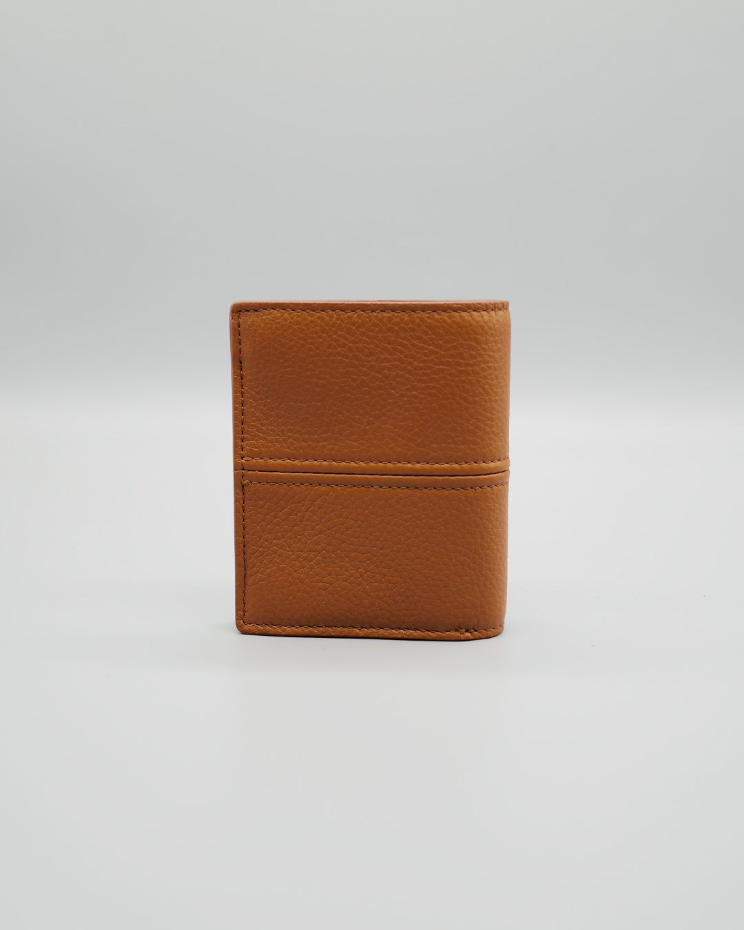 4ステッチ 2つ折りウォレット <ブラウン>