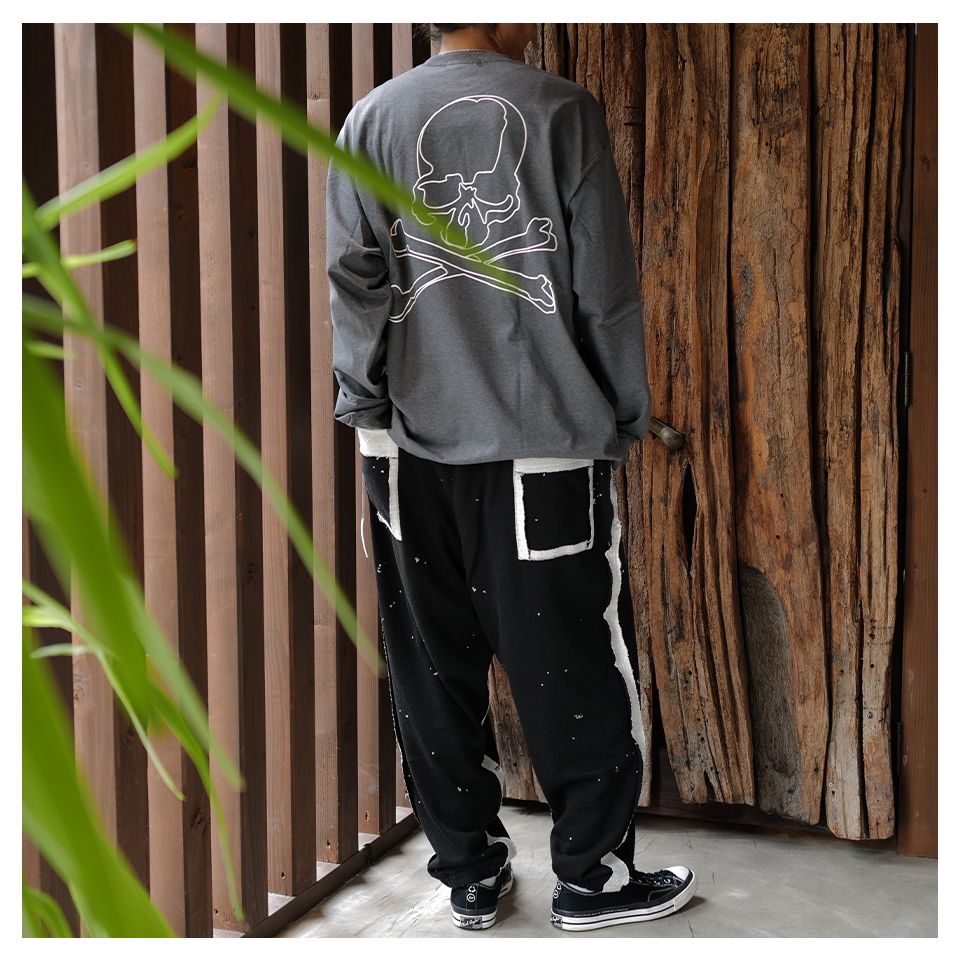 【mastermindJAPAN】 FOAMY LS TEE  TOP GRAY