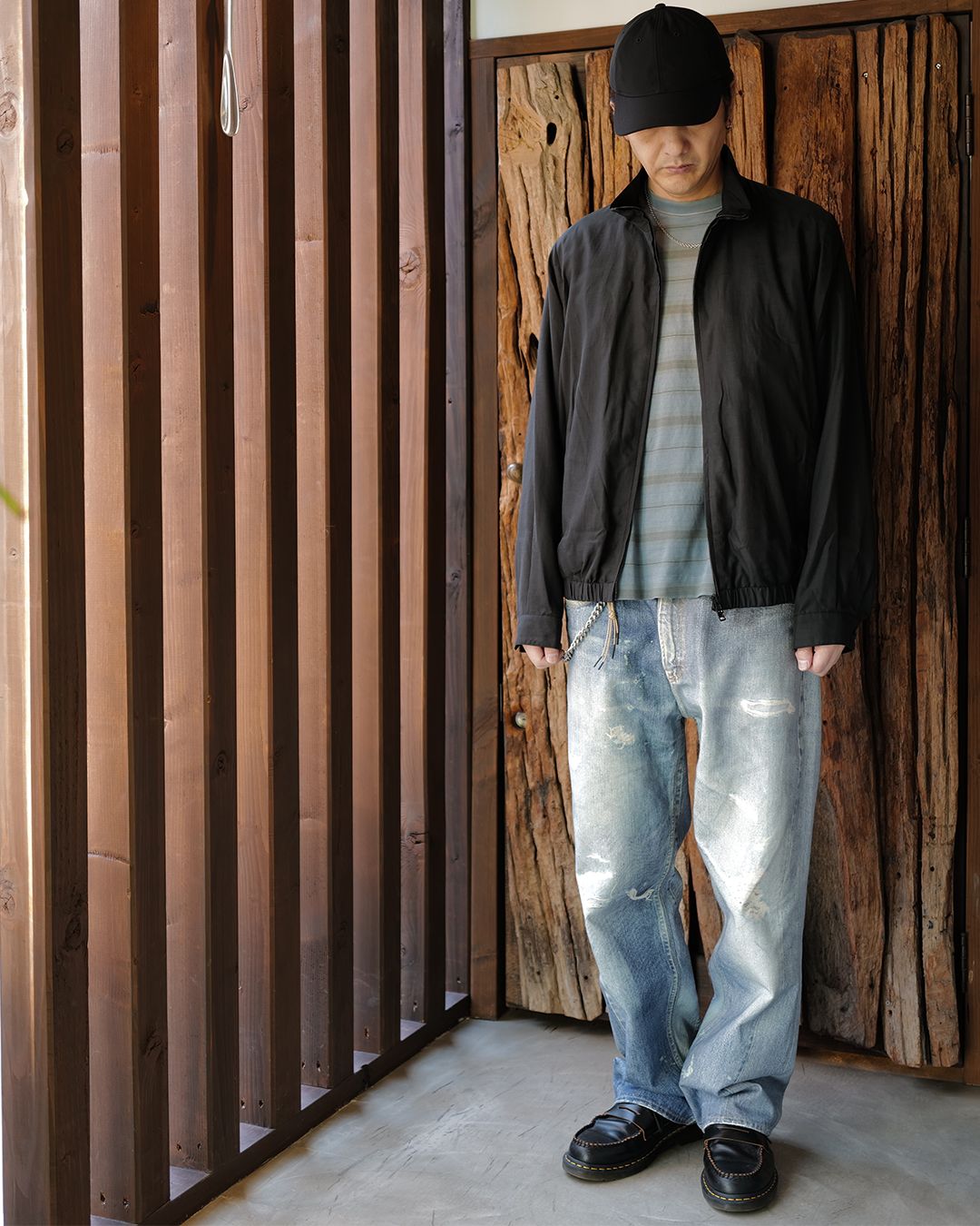 BOX LONGSLEEVE  Spray Fade Ghost Stripe