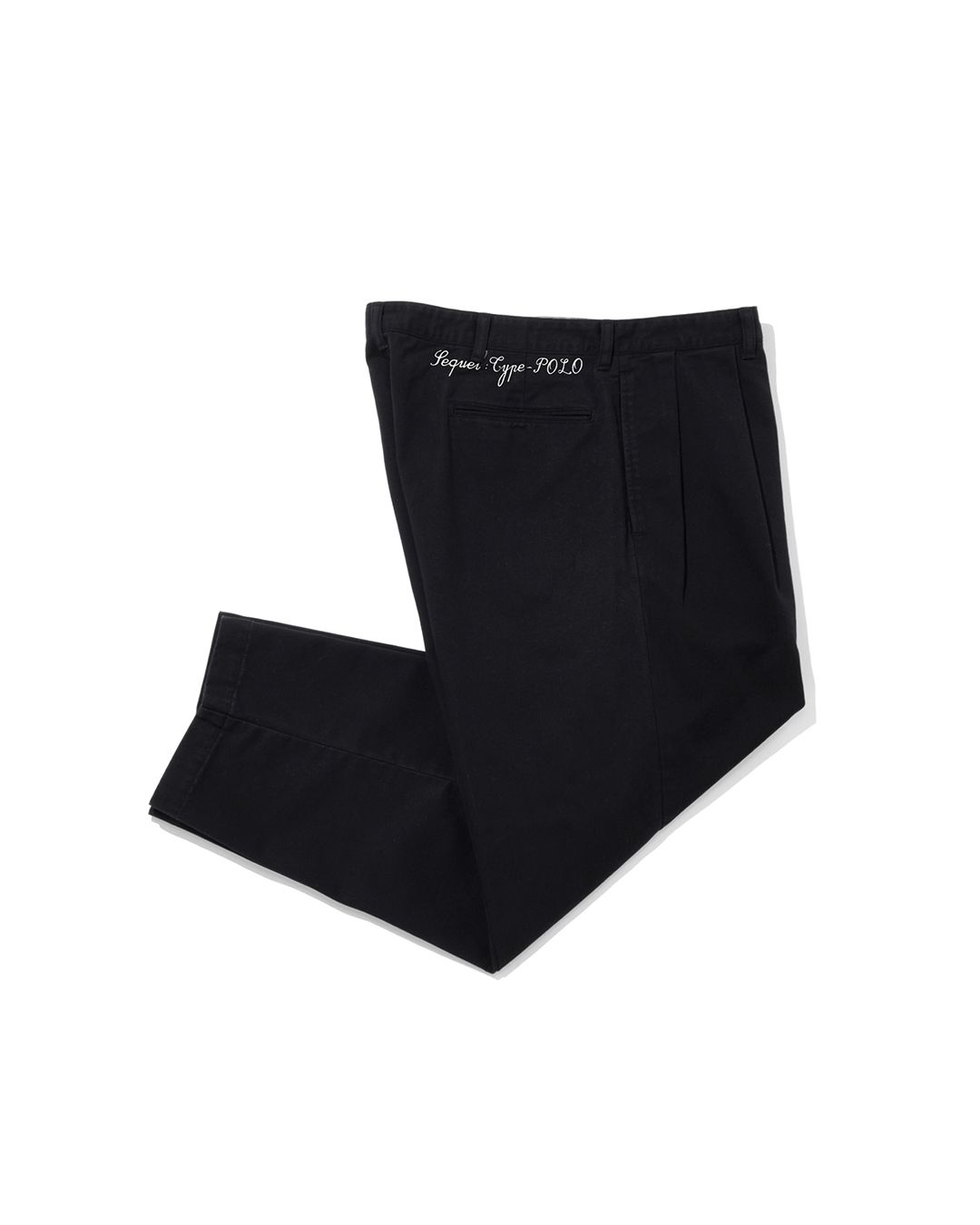 TUCK PANTS (TYPE-POLO)  [BLACK]