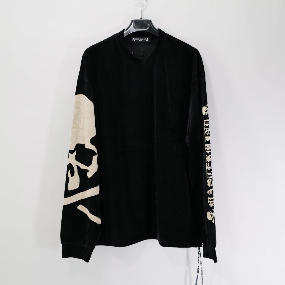 mastermind JAPAN - 【mastermindJAPAN】 VELOUR LS TEE BLACK | River